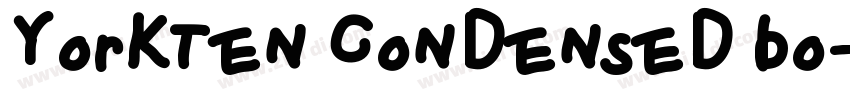 yorkten condensed bo字体转换